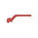 Hebel zu Kugelauslaufhahn Aluminium grün L = 80 mm für Kugelhahn 1/4" - 050