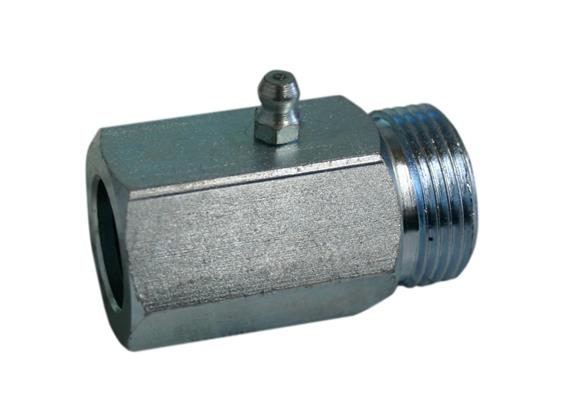 Hebelgarnitur Verlängerung mit Schmiernippel zu Gülleschieber 5 - 6"