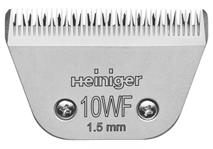 HEINIGER Schermesser breiter SAPHIR #10 WF / 1,5 mm - Pferd, Rind, Hund, Katze