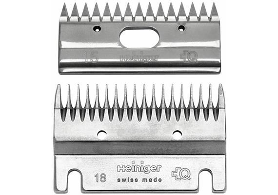 Heiniger Schermesser Set 18/15 - Pferd, Rind, Kühe - Schmutz Messer