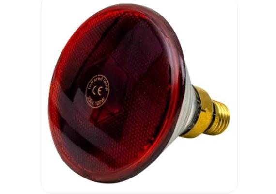 Horizont Infrarotheizstrahler Wärmelampe 100 Watt E 27 PAR 38 - 263