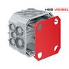 HSB-WEIBEL UP Abzweigdose GR2 155 011 376 Leer 115x115x75mm mit Nägel