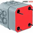 HSB-WEIBEL UP Abzweigdose GR2 155 011 376 Leer 115x115x75mm mit Nägel | Bild 2