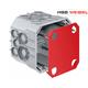HSB-WEIBEL UP Abzweigdose GR3 155 011 476 Leer 115x115x90mm mit Nägel
