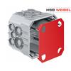HSB-WEIBEL UP Abzweigdose GR3 155 011 476 Leer 115x115x90mm mit Nägel