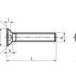 Inbus Senkschrauben mit Ganzgewinde verzinkt 10.9 M4 x 20 | Bild 3