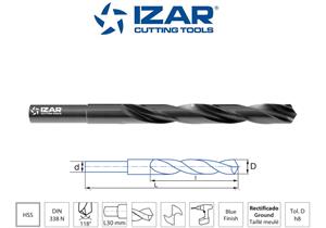 IZAR Spiralbohrer DIN 338 Typ N, HSS mit abgesetztem Schaft Ø 15 mm