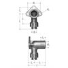 JRG Armaturenanschluss, einfach aus Rotguss, mit Innengewinde 1/2"-20-50