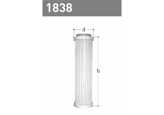 JRG Filtereinsatz aus PES-Gewebe für 1830-1846, 1350-1363 100mü 30° 1838