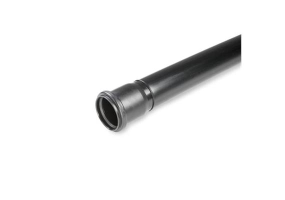 Kanalrohr HDPE S12,5 SDR26 SN4 gemufft mit Dichtung L 5m Ø 160 x 6.2mm schwarz - SPX