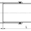 Kanalrohr PP - HM SN8 NW250 Ø 250 x 8.6mm L 6m beige hellbraune Streifen inkl. Dichtung | Bild 2
