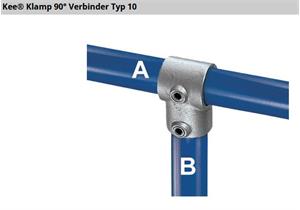 KEE KLAMPS Typ 10-4 T-Verbinder egal 1/2"