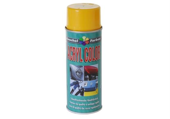 KNUCHEL Acryl Lackspray Acryl-Color 400 ml Narzissengelb seidenglanz Spraydose