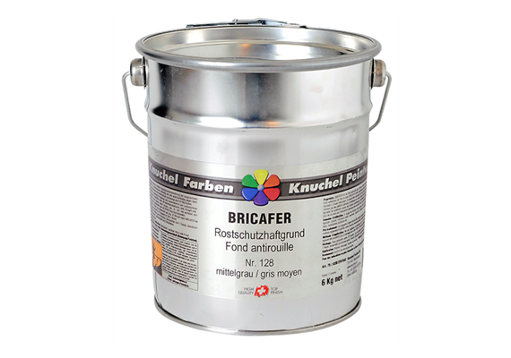 KNUCHEL Farben BRICAFER Rostschutzhaftgrund 750ml 128 mittelgrau + Fr. 1.26 VOC Taxe