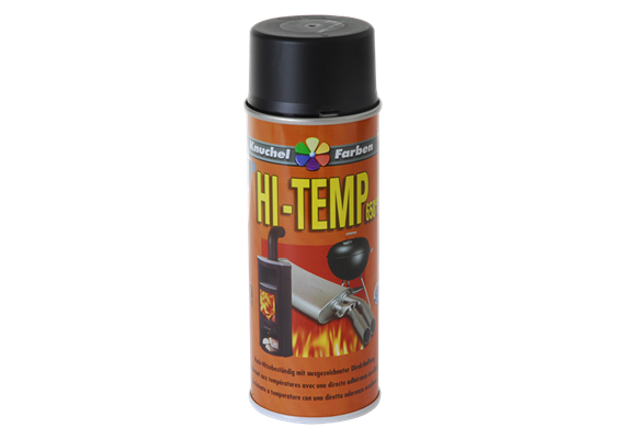 KNUCHEL Hochtemperaturspray Hi-Temp 400 ml schwarz matt 650°C