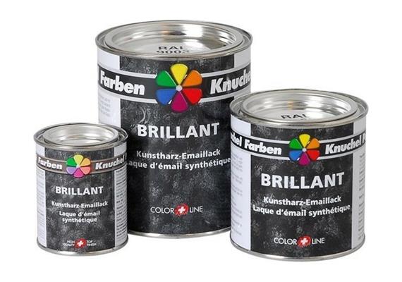 KNUCHEL Kunstharz Brillant 750 ml Hellgrün hochglanz RAL 6018 Holz+Metall - 309