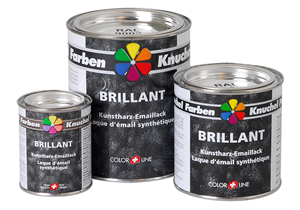KNUCHEL Kunstharz-Emaillack Brilamat 375 ml, schwarz matt Ral 9005 - 309