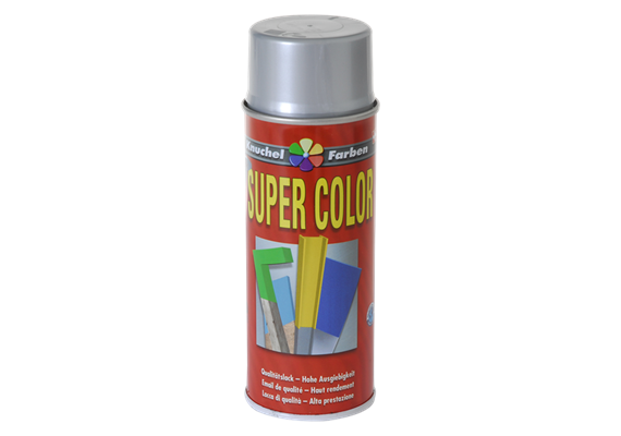 KNUCHEL SUPER COLOR Kunstharzspray silber RAL 9006 + Fr. -.72 VOC Taxe