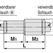 KQ2H Gerade Steckverbindung Reduktion Schlauch-Ø 6 mm / Ø 8 mm KQ2H06-08A | Bild 2