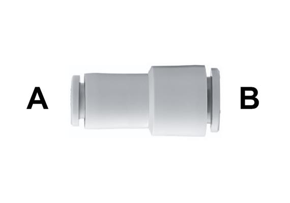 KQ2H Gerade Steckverbindung Reduktion Schlauch-Ø 6 mm / Ø 8 mm KQ2H06-08A
