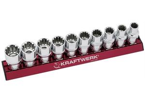 KRAFTWERK 10-t. COMBI-Stecknusssatz MAGALU Set 1/2" 10 - 19 mm 330990 - 2850