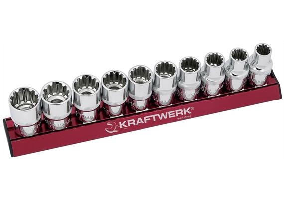 KRAFTWERK 10-t. COMBI-Stecknusssatz MAGALU Set 1/2" 10 - 19 mm 330990