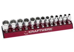 KRAFTWERK 13-t. COMBI-Stecknusssatz MAGALU Set 1/4" 4 - 14 mm 130990