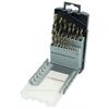 KRAFTWERK 19-tlg. HSSE-Co 5 Spiralbohrer Sortiment Ø 1-10/0.5 mm 13904 - 285