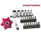 KRAFTWERK 24-tlg. COMBI Fingerratschen-Satz 38005