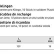 Kraftwerk 3314 Ersatzklingen - Pack mit 10 Stück, zu Abrechmesser mit 18mm Klingenbreite | Bild 2