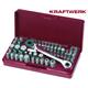 KRAFTWERK 55-t. Tribit-Werkzeugsatz 1/4"+5/16" 4072