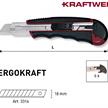 KRAFTWERK Abbrechmesser ergokraft 18 mm mit 6 Klingen 3312 | Bild 2