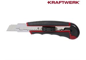 KRAFTWERK Abbrechmesser ergokraft 18 mm mit 6 Klingen 3312