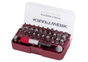 Kraftwerk Bit-Box mit Kegelsenker-Bit, 33-tlg. - 285