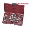 KRAFTWERK Bohrer-+Direkt-Gew.Schneidwerkzeugkoffer 24-tlg HSS M3-M12 3240MOD