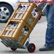 KRAFTWERK Klappbarer Faltwagen 3914 bis 70 kg mit Gummiräder für Warentransporte | Bild 2