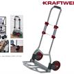 KRAFTWERK Klappbarer Faltwagen 3914 bis 70 kg mit Gummiräder für Warentransporte | Bild 3