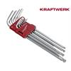 KRAFTWERK Kugelkopf-InSechskant-Satz 1.5-10 mm 10-teilig 3604 Inbusschlüssel