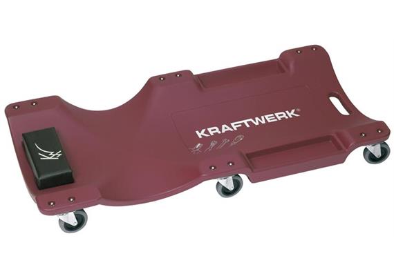 KRAFTWERK Kunststoff-Liegepritsche mit 6 Rad PRO Line 3991 - 285
