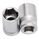 Kraftwerk Stecknuss 1/2" 6 - kant SW 10 - 285