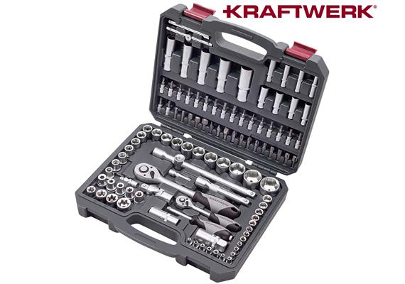 KRAFTWERK Steckschlüssel-Satz Basic 1/4"+1/2" 105-tlg. 204.103.601