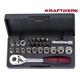 KRAFTWERK Steckschlüssel-Set 1/4" 26 - teilig Junior Line 3000