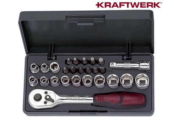KRAFTWERK Steckschlüssel-Set 1/4" 26 - teilig Junior Line 3000