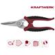 KRAFTWERK Universal-Schere 185 mm 2240 für Kabel Draht Papier Karton Kunststoffe