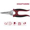 KRAFTWERK Universal-Schere 185 mm 2240 für Kabel Draht Papier Karton Kunststoffe
