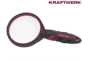 KRAFTWERK Vergrösserungsglas mit LED-Licht und 3-fache Vergrösserung 3341 - 285