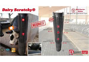 Kratzmatte für Kühe - Scratchy schützt Pfosten und Betonecken B=50cm x H=150cm