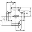 Kreuz egal Innengewinde verzinkt +GF+ Nr. 180 3/4" | Bild 2