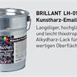 Kunstharz-Emaillack Brillant 750 ml, Maschinengelb RAL1007 Metall/Holz + CHF 0.72 VOC Taxe | Bild 3