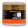 Kunstofflitze Vidoflex 9 TurboLine Plus weiss mit 6 rostfreien - 3 Kupferleiter L 400m - 053